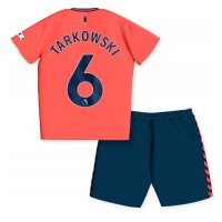 Maglie da calcio Everton James Tarkowski #6 Seconda Maglia Bambino 2023-24 Manica Corta (+ Pantaloni corti)